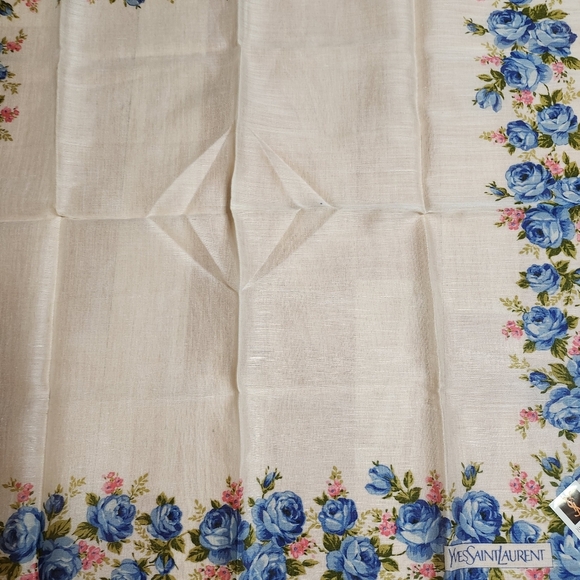 Yves Saint Laurent Handkerchief/ Scarf Authentic Cotton ✨️ - Picture 1 of 8